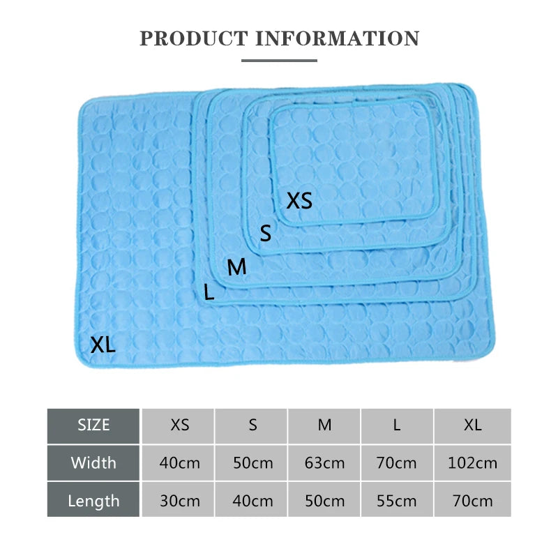 Keep Your Pets Cool and Comfortable This Summer with Our Extra Large Dog Cooling Mat - Perfect for Small and Big Dogs!
