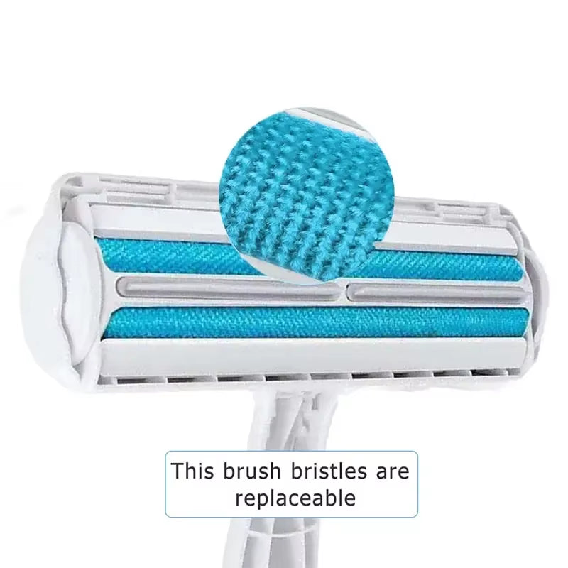 Effortlessly Remove Pet Hair with Our One-Handed Self-Cleaning Roller! 🐾✨ #PetCare #HairRemover