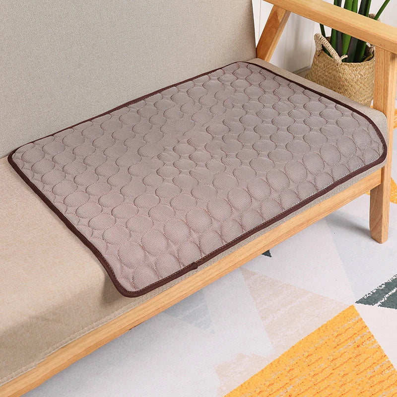 Keep Your Pets Cool and Comfortable This Summer with Our Extra Large Dog Cooling Mat - Perfect for Small and Big Dogs!