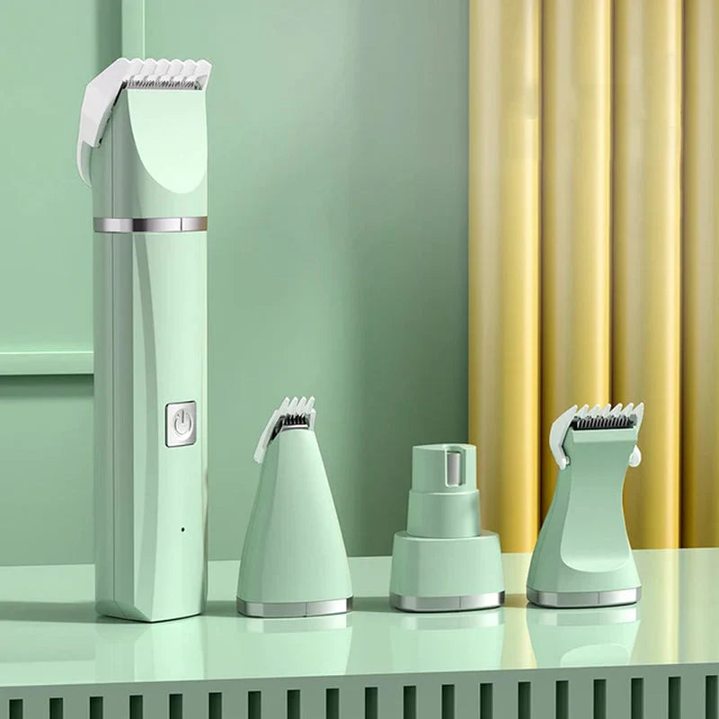 Transform Your Pet's Grooming Routine with the Ultimate 4-in-1 Electric Grooming Kit for Dogs and Cats!