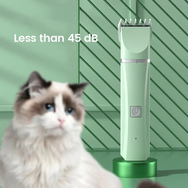 Transform Your Pet's Grooming Routine with the Ultimate 4-in-1 Electric Grooming Kit for Dogs and Cats!