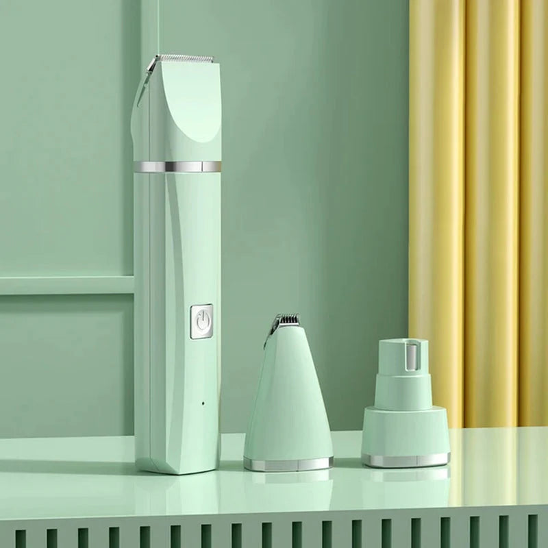 Transform Your Pet's Grooming Routine with the Ultimate 4-in-1 Electric Grooming Kit for Dogs and Cats!