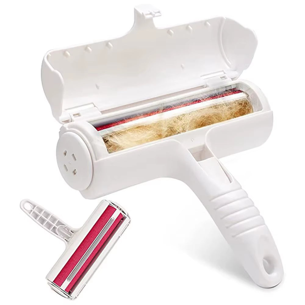 Effortless Pet Hair Removal: The Ultimate 2-Way Portable Lint Brush for Dogs and Cats