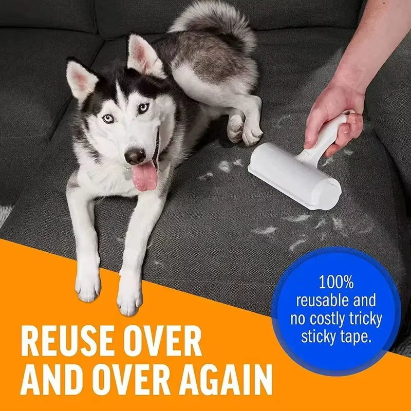 Effortless Pet Hair Removal: The Ultimate 2-Way Portable Lint Brush for Dogs and Cats