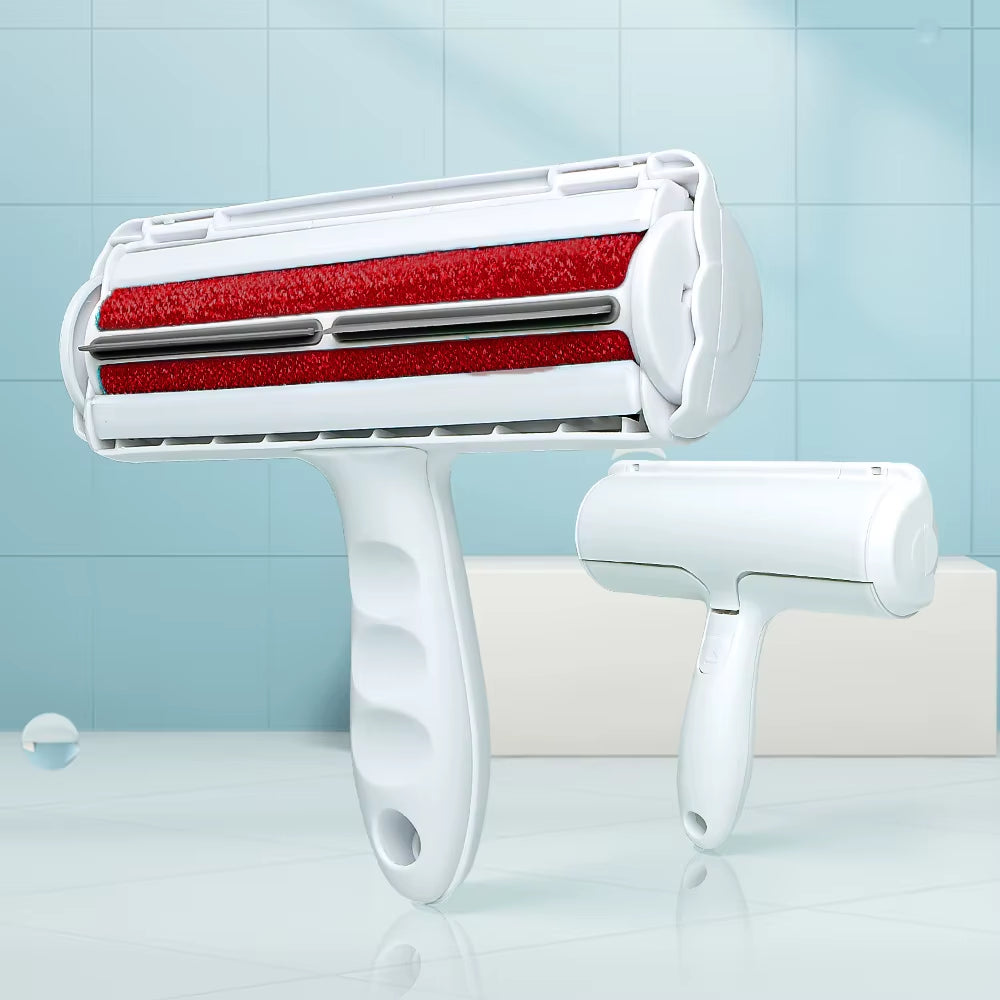 Effortlessly Remove Pet Hair with Our One-Handed Self-Cleaning Roller! 🐾✨ #PetCare #HairRemover