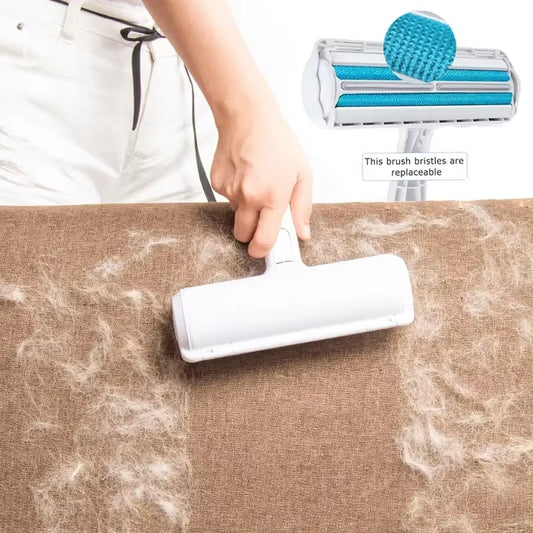 Effortlessly Remove Pet Hair with Our One-Handed Self-Cleaning Roller! 🐾✨ #PetCare #HairRemover