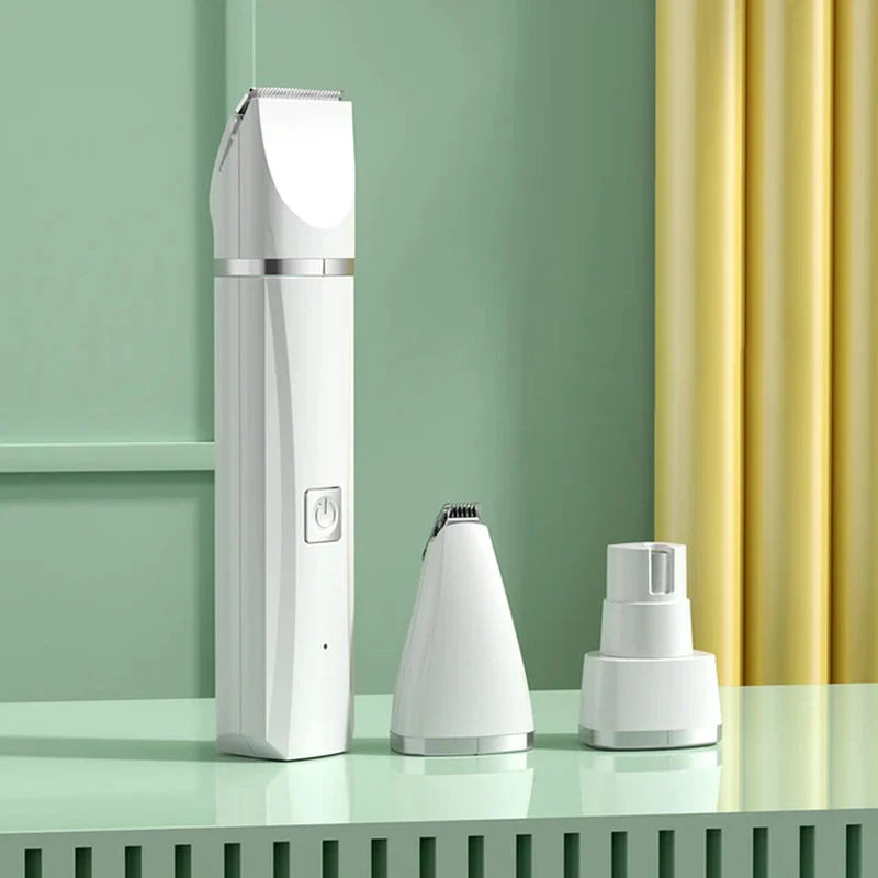 Transform Your Pet's Grooming Routine with the Ultimate 4-in-1 Electric Grooming Kit for Dogs and Cats!