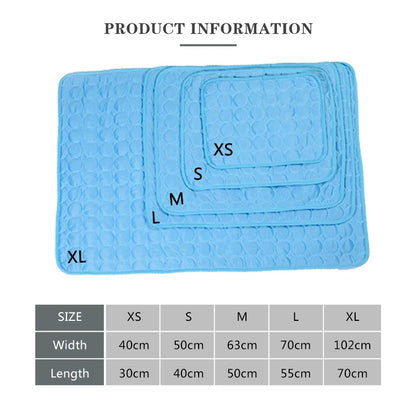 Keep Your Pets Cool and Comfortable This Summer with Our Extra Large Dog Cooling Mat - Perfect for Small and Big Dogs!