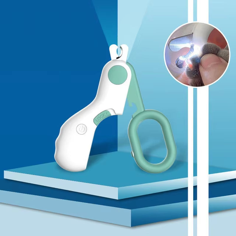 Illuminate Grooming with Our Professional LED Pet Nail Clipper - Perfect for Cats and Small Dogs!