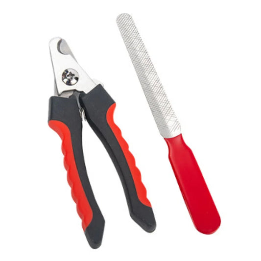 Say goodbye to pet grooming struggles! 🐾✨ Check out our multifunctional stainless steel nail clippers for dogs and cats, perfect for keeping those nails neat and tidy! 🐶🐱✂️ #PetCare #GroomingEssentials