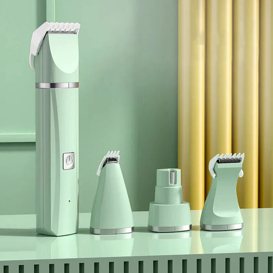 Transform Your Pet's Grooming Routine with the Ultimate 4-in-1 Electric Grooming Kit for Dogs and Cats!